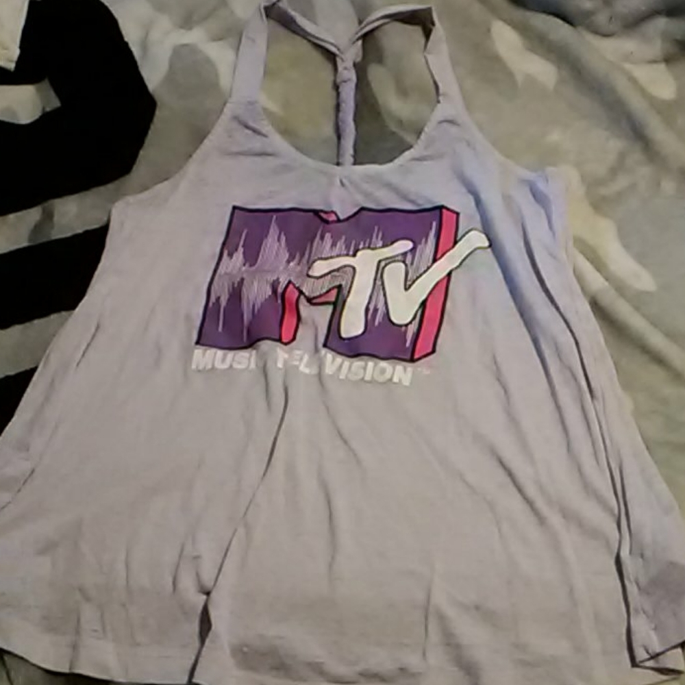 Purple MTV tank top